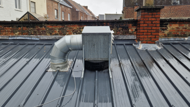 Ventilatiesysteem restaurant op dak
